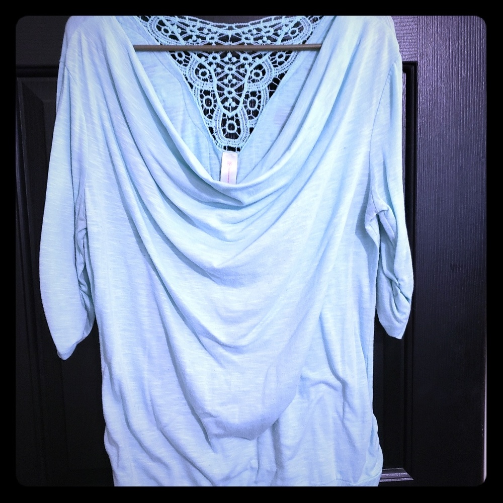 Turquoise green tunic